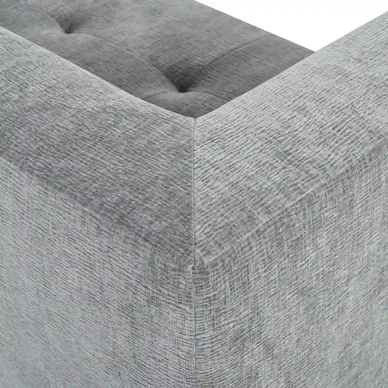 112.2 Divano Letto Modulare a L in ciniglia con Design Libero e Nessun Montaggio Richiesto