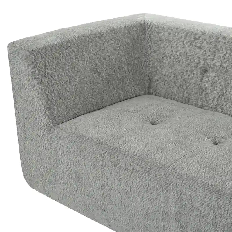 112.2 Divano Letto Modulare a L in ciniglia con Design Libero e Nessun Montaggio Richiesto