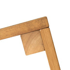 Letto a piattaforma matrimoniale in legno con robuste doghe in legno per camera da letto