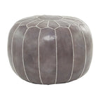 Pouf in pelle bohémien