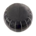 Pouf in pelle bohémien