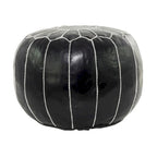 Pouf in pelle bohémien
