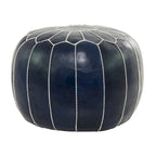 Pouf in pelle bohémien