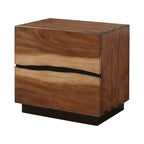 Camera da letto a piattaforma 6 pezzi Smokey Walnut
