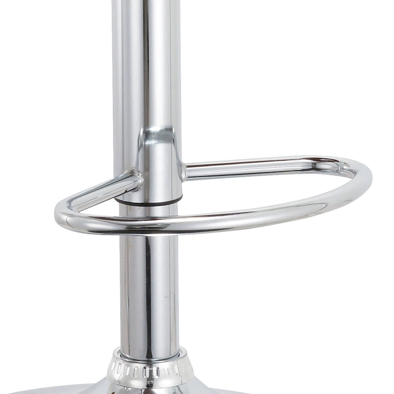 Sgabello da bar Mid-Century Modern marrone girevole regolabile in legno/metallo