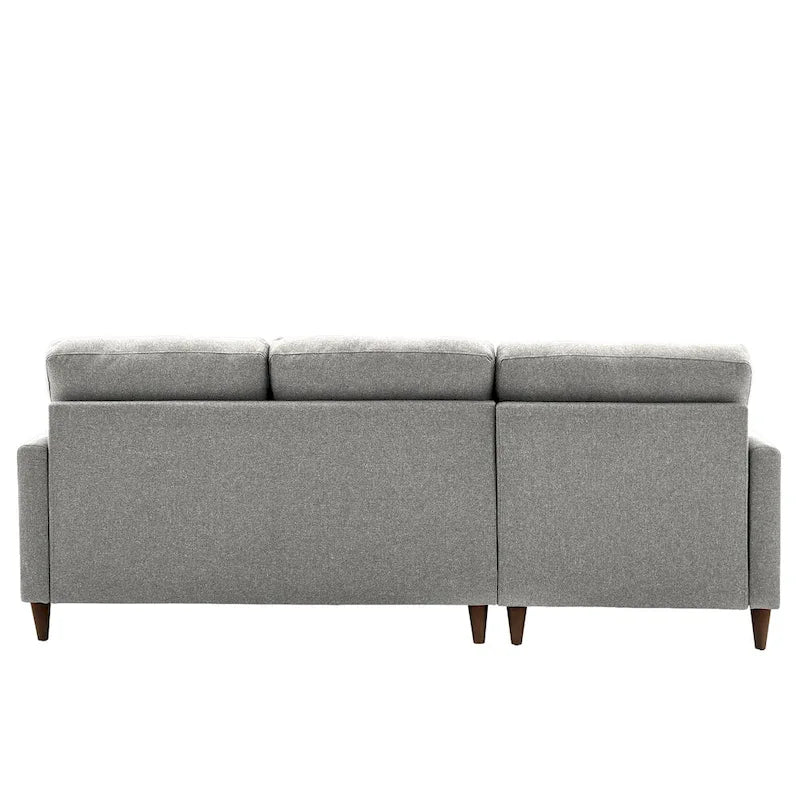 Divano ad angolo con chaise longue contenitore