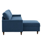 Divano ad angolo con chaise longue contenitore