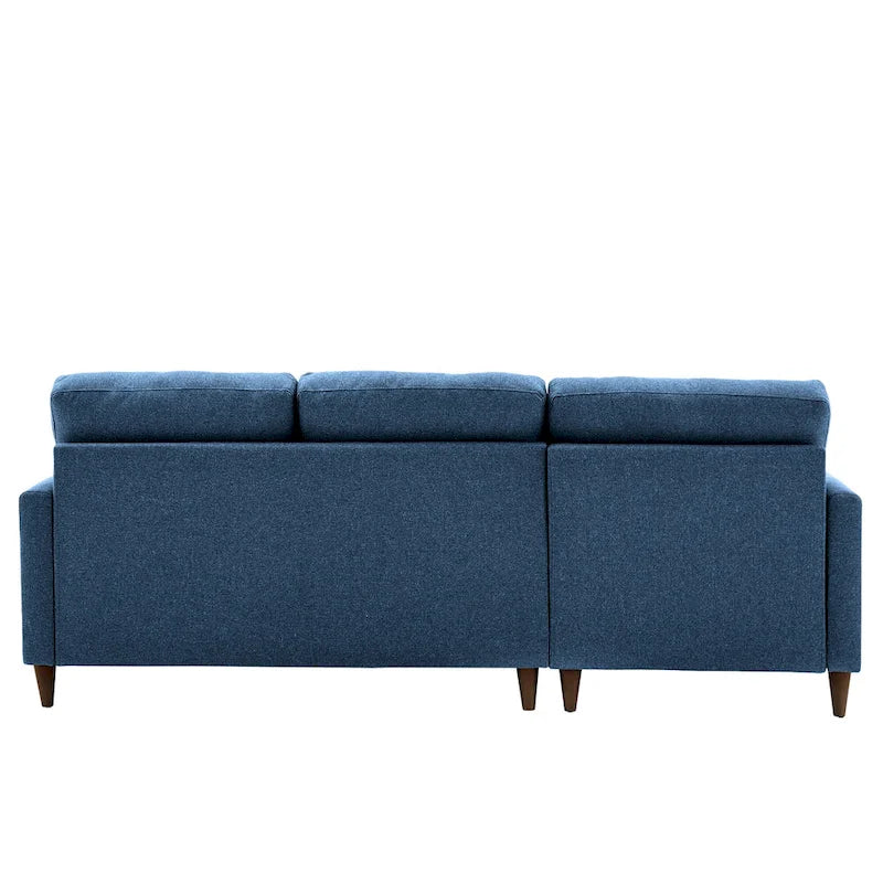 Divano ad angolo con chaise longue contenitore