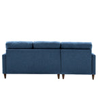 Divano ad angolo con chaise longue contenitore