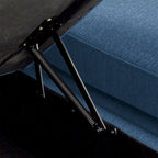Divano ad angolo con chaise longue contenitore