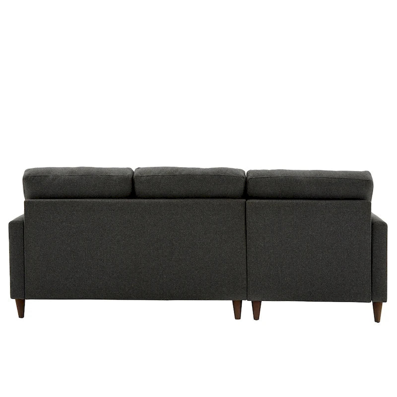 Divano ad angolo con chaise longue contenitore