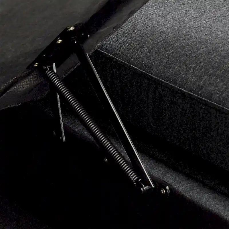 Divano ad angolo con chaise longue contenitore