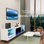 Mobile TV da 68 con caminetto elettrico da 23