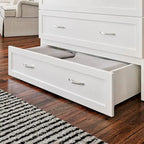 Letto a scomparsa Twin XL con materasso in bianco
