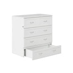 Letto a scomparsa Twin XL con materasso in bianco