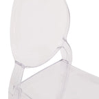 Sedie per banchetti in resina extra larghe per tutte le stagioni, confezione da 4 - 20,5 P x 17 L x 37,25 A