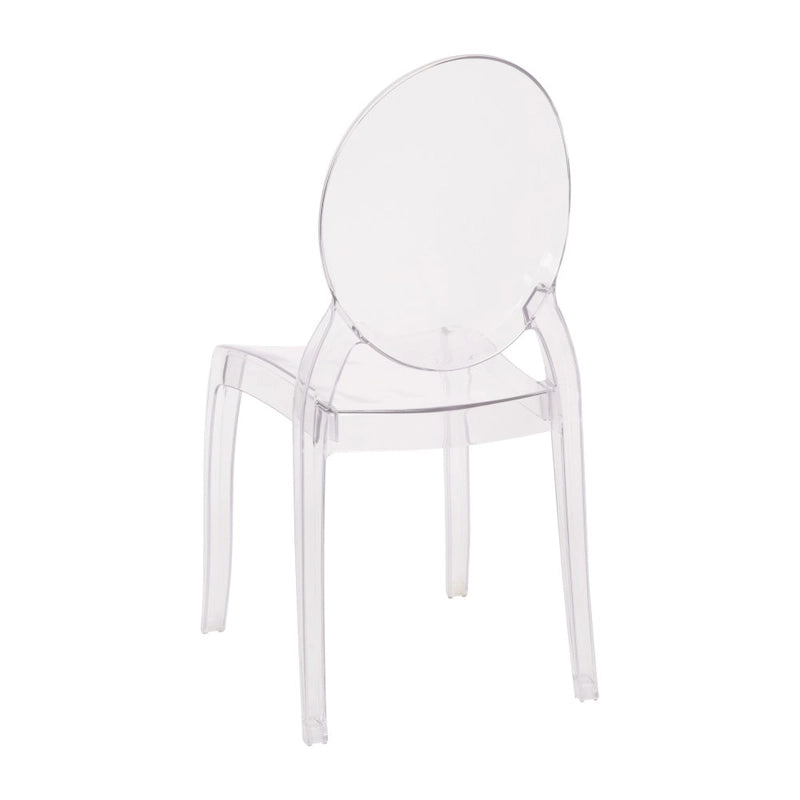 Sedie per banchetti in resina extra larghe per tutte le stagioni, confezione da 4 - 20,5 P x 17 L x 37,25 A
