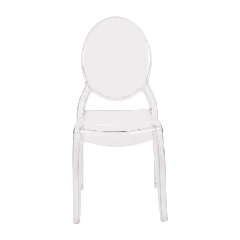 Sedie per banchetti in resina extra larghe per tutte le stagioni, confezione da 4 - 20,5 P x 17 L x 37,25 A