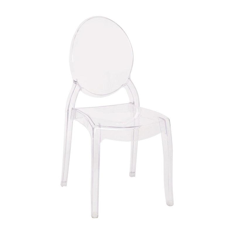 Sedie per banchetti in resina extra larghe per tutte le stagioni, confezione da 4 - 20,5 P x 17 L x 37,25 A