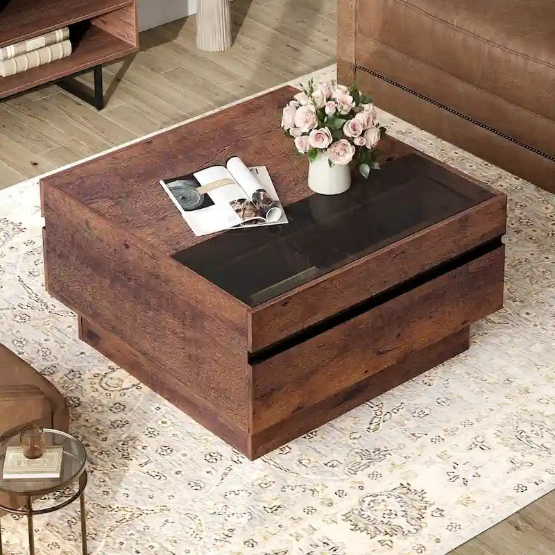 Set di 2 mobili moderni: porta TV e tavolino da caffè