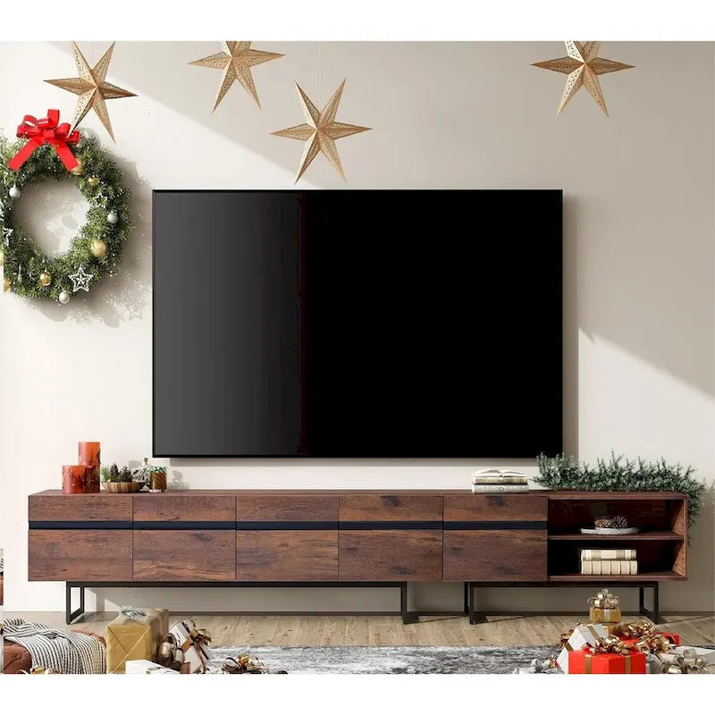 Set di 2 mobili moderni: porta TV e tavolino da caffè