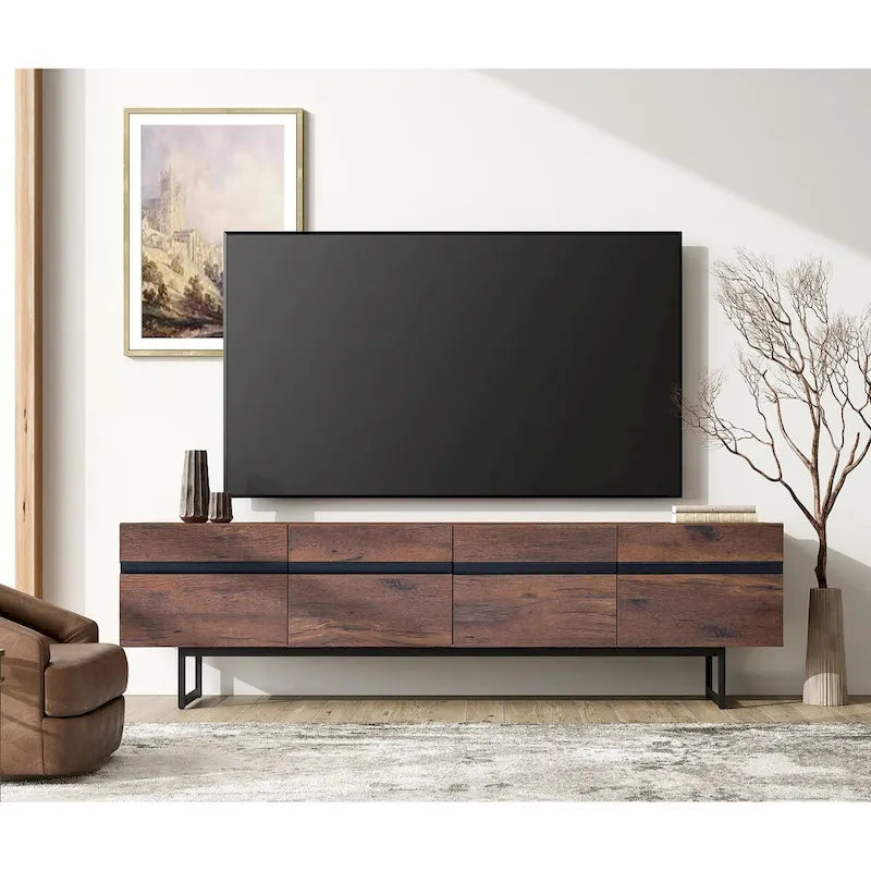 Set di 2 mobili moderni: porta TV e tavolino da caffè