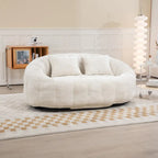 Divano Bean Bag, Divano Pigro, Poltrona Sacco Durevole e Confortevole con Schienale Alto per Adulti e Bambini, per Interni ed Esterni