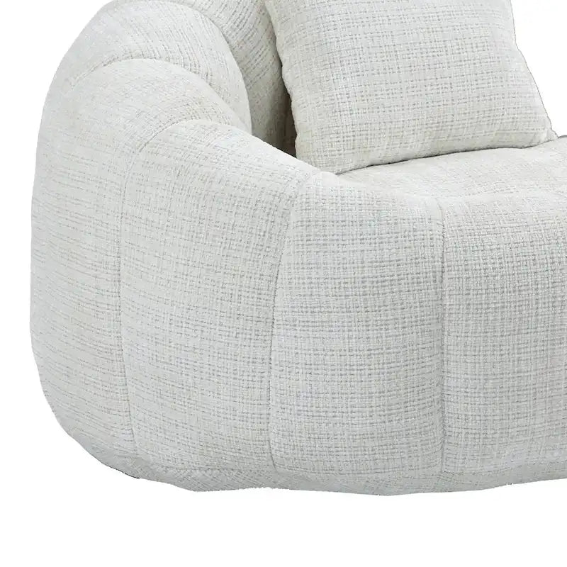 Divano Bean Bag, Divano Pigro, Poltrona Sacco Durevole e Confortevole con Schienale Alto per Adulti e Bambini, per Interni ed Esterni