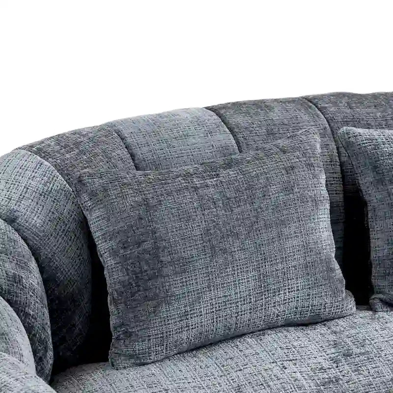 Divano Bean Bag, Divano Pigro, Poltrona Sacco Durevole e Confortevole con Schienale Alto per Adulti e Bambini, per Interni ed Esterni
