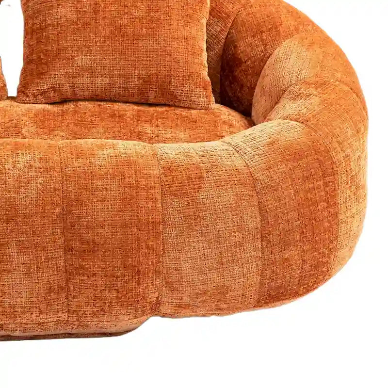Divano Bean Bag, Divano Pigro, Poltrona Sacco Durevole e Confortevole con Schienale Alto per Adulti e Bambini, per Interni ed Esterni