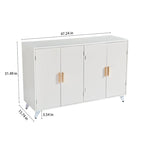 Credenza-Buffet Con 4 Ante E Ripiani Rimovibili