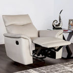 Poltrona relax manuale in similpelle moderna