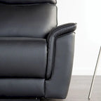Poltrona relax manuale in similpelle moderna