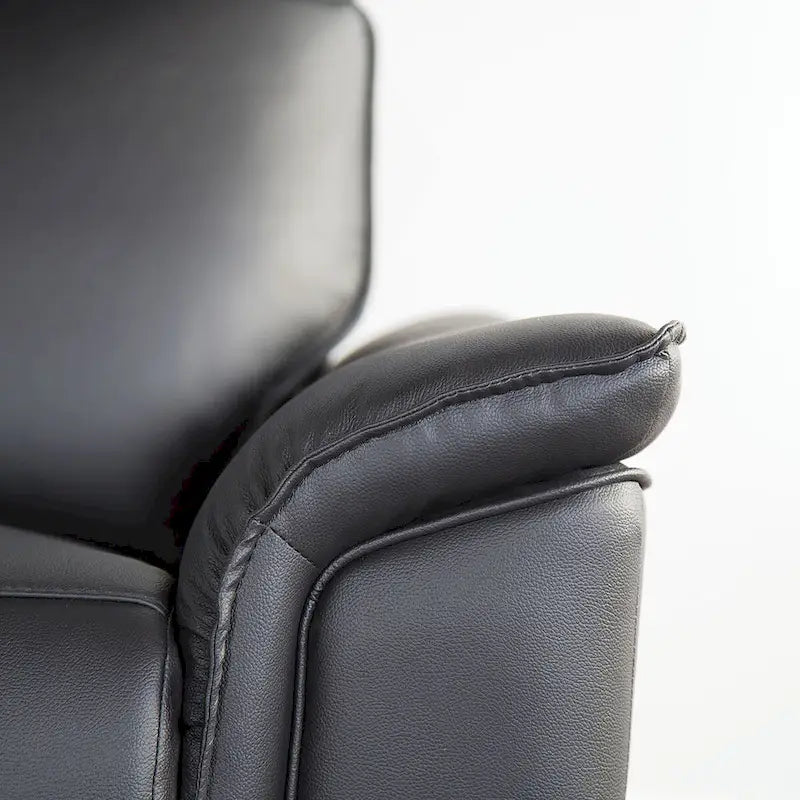 Poltrona relax manuale in similpelle moderna