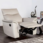 Poltrona relax manuale in similpelle moderna