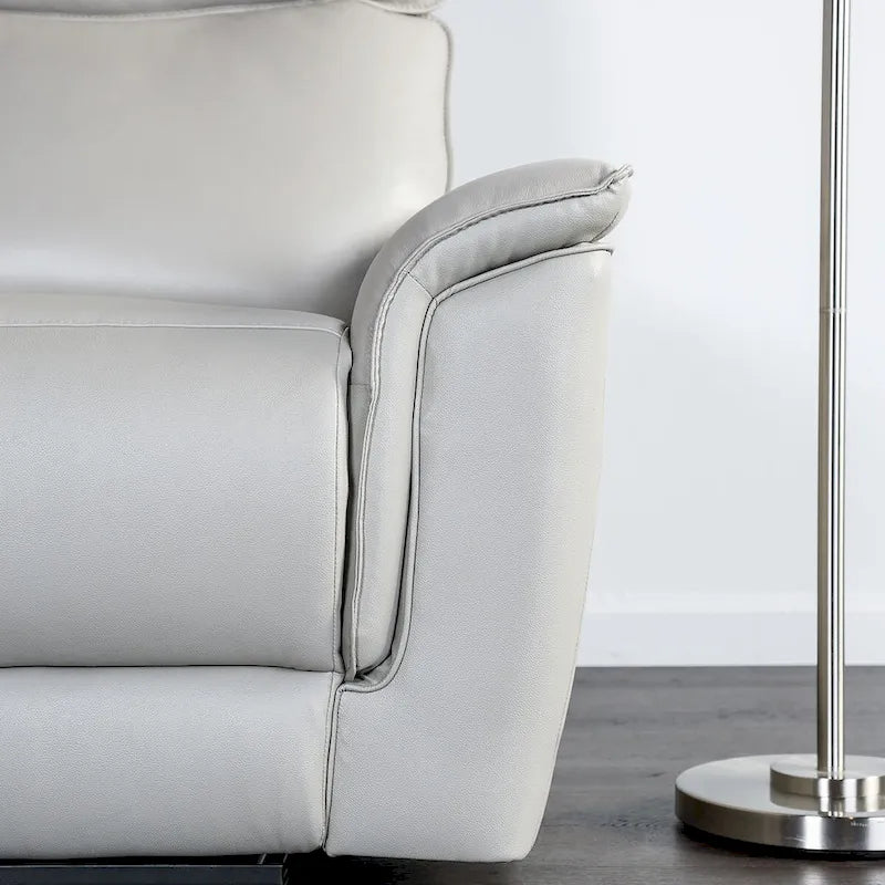 Poltrona relax manuale in similpelle moderna