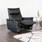 Poltrona relax manuale in similpelle moderna